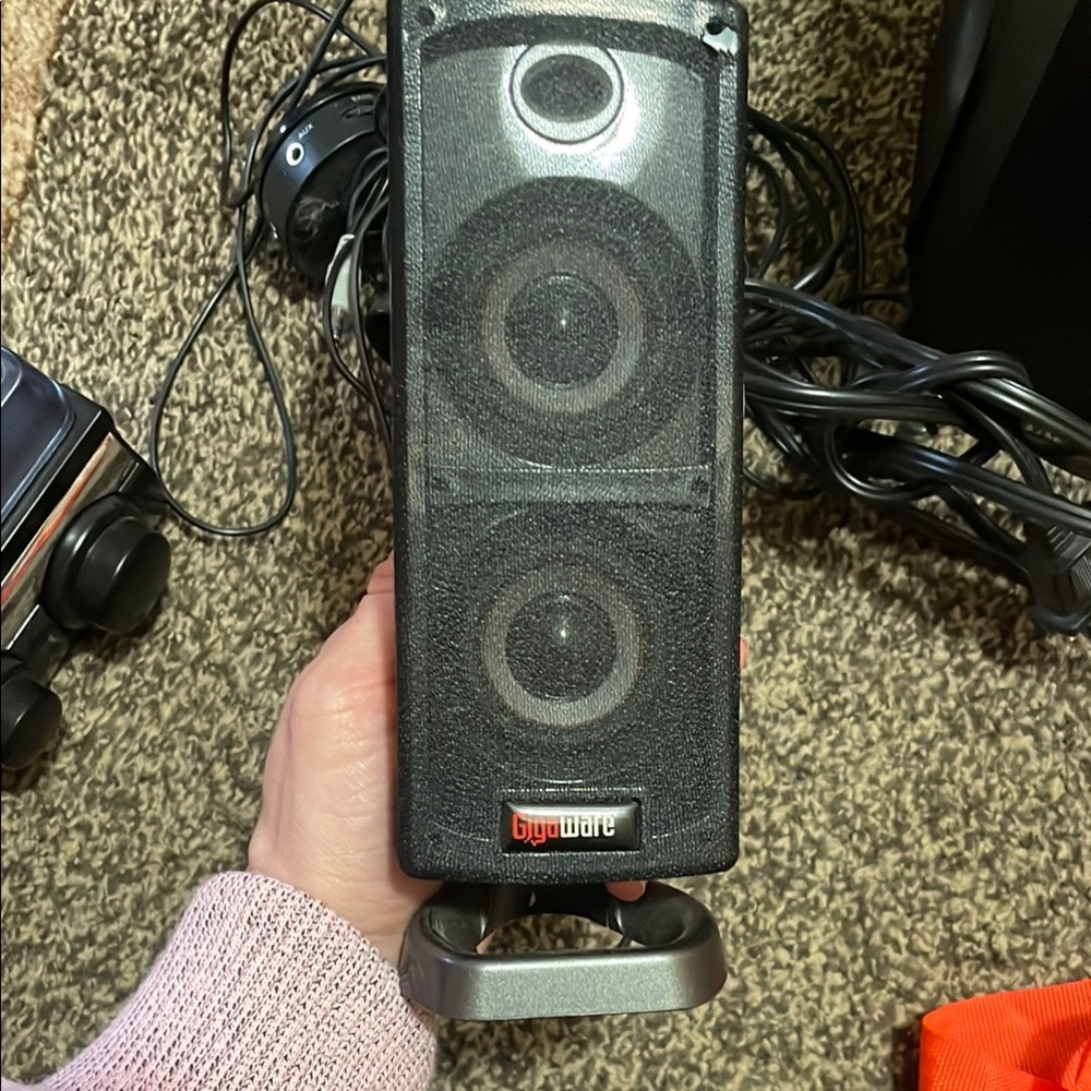 Black Portable Speaker